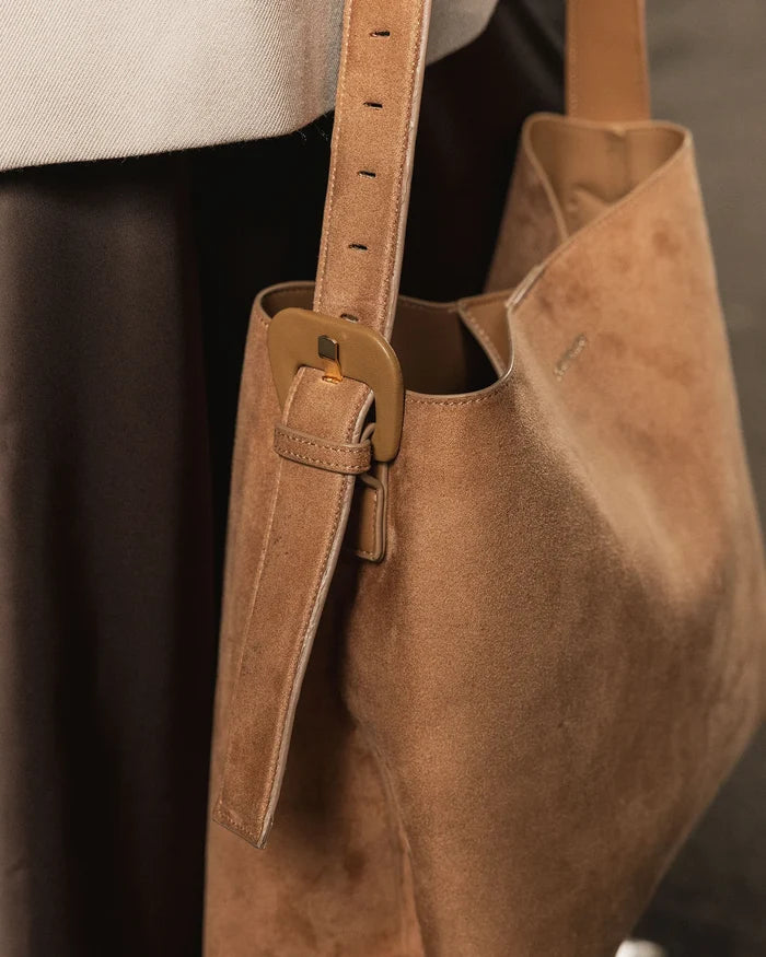 Peyton Suedette Shoulder Bag