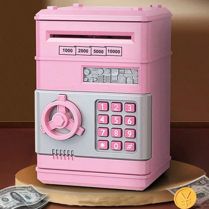 Piggy Bank Cash Coin Can ATM Bank Electronic Coin Money Bank For Kids Age 3-12, Money Savings Box Mini ATM Coin Bank Toys Gifts For 3 4 5 6 7 8 9 10 11 12 Year Old Boys Girls