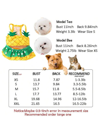 Pineapple Funny Dog Swimwear Bikini Summer Dog Clothes Beach Swimsuit Puppy Bathing Suit Puppy Vest Cooling Dog Shirts Pet Shirt For Small Dog, Cat Apparel