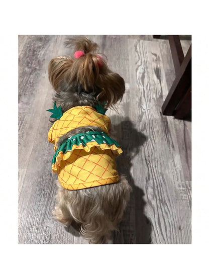 Pineapple Funny Dog Swimwear Bikini Summer Dog Clothes Beach Swimsuit Puppy Bathing Suit Puppy Vest Cooling Dog Shirts Pet Shirt For Small Dog, Cat Apparel
