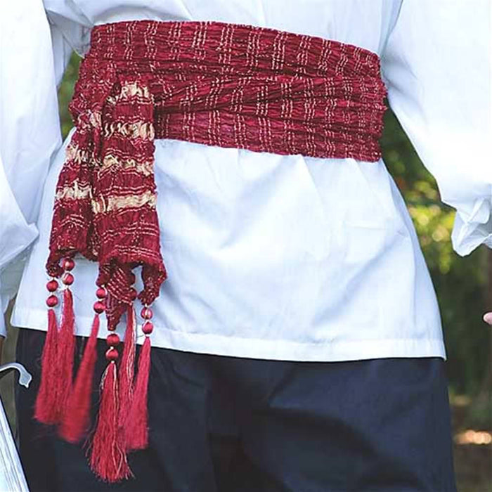 Pirates Sash - Burgundy
