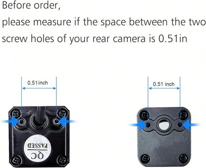 Pixelman Universal Car Rear View Camera License Plate Bracket, Upgraded Full Stainless Steel Backup Camera Mount, Dash Cam Mirror Accessory, Only Installation Holder