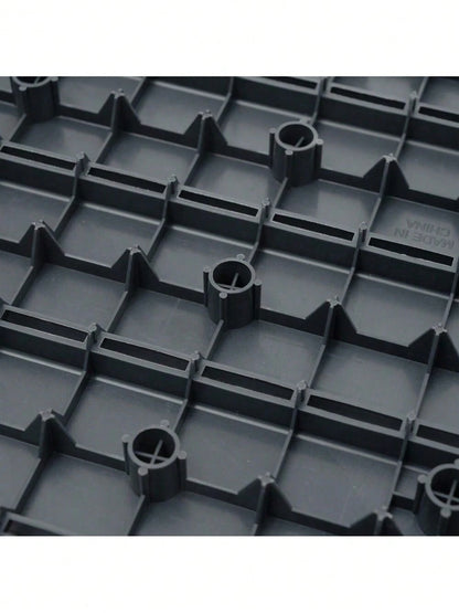 Plastic Interlocking Deck Tiles,44 Pack Patio Deck Tiles,12"X12" Square Waterproof Outdoor All Weather Use, Patio Decking Tiles For Poolside Balcony Backyard, Grey