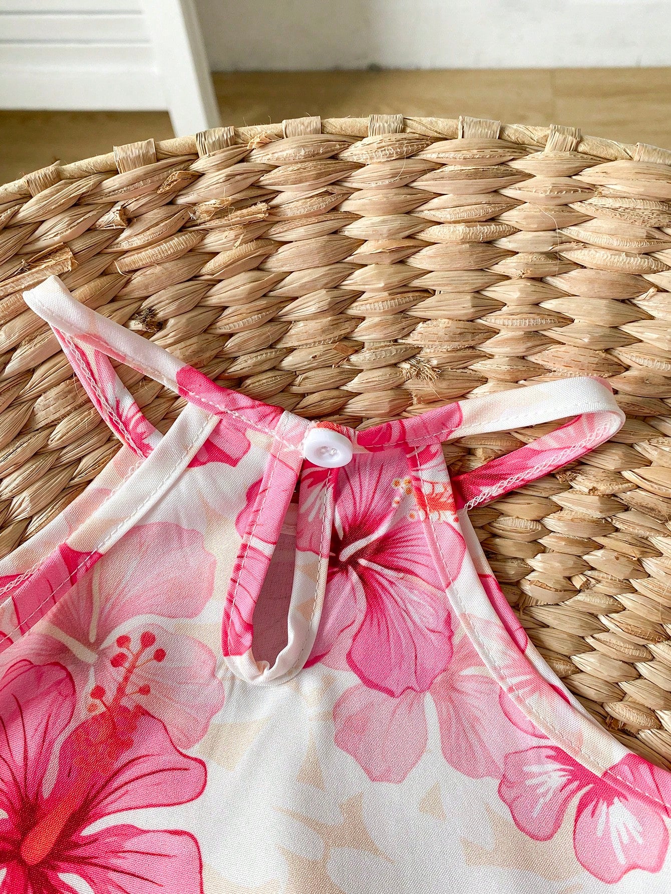 Playful Pals 2pcs Baby Girl Toddler/Newborn 0-3Y Spring/Summer Dopamine Cute Casual Pink Hot Pink Vacation Sleeveless Top + Shorts Set Infant Outfit Party Beach