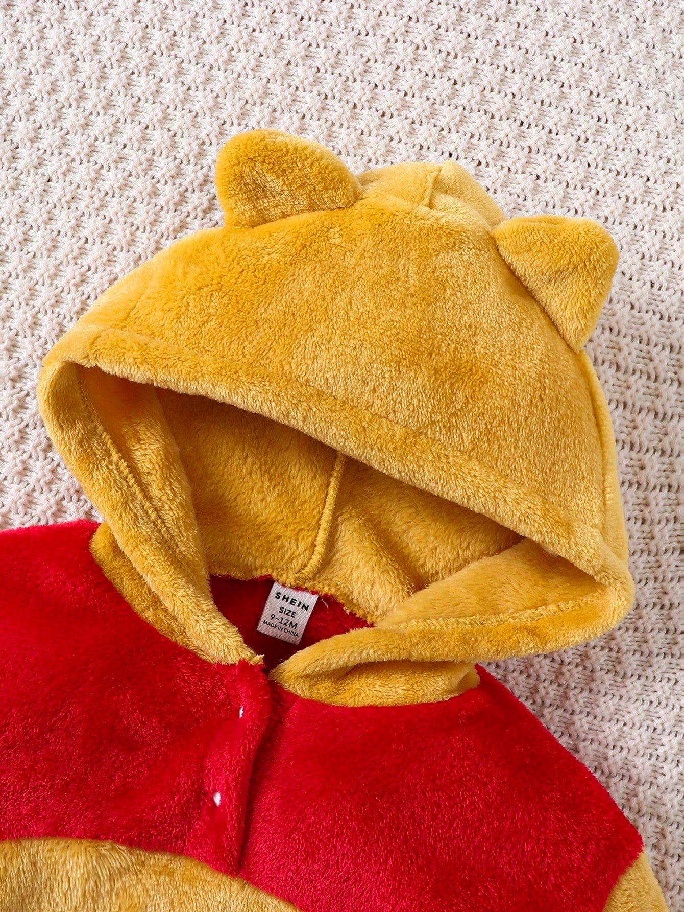 Playful Pals Baby Boys' Cute Hooded Thermal Lined Bodysuit For Winter