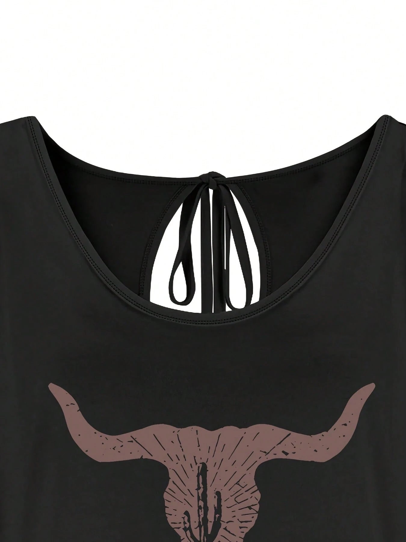 Plus Size- Plus Size- Women's Western Cowboy Style Oversized Top, Featuring Irregular Sizing And An Elegant Off-The-Shoulder Design.Very Suitable For Casual Retro Looks