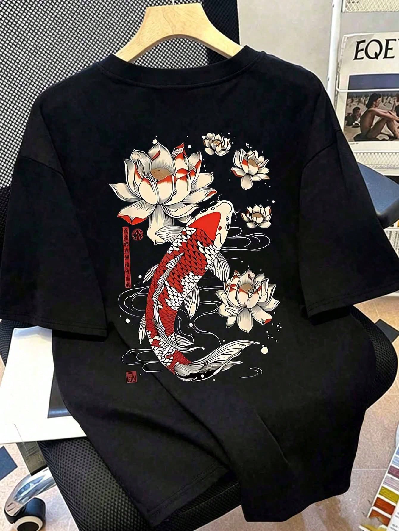 Plus-Size Women's Casual Round Neck Letter Print Short-Sleeved T-Shirt, Summer Student And Youth Style, Simple English Graphic T-Shirt. Black