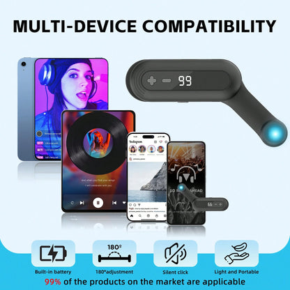 Portable Auto Clicker For Phone Pad Android Built-In Battery With Strong Battery Life Hands-Free Silent Operation Handy, Auto Tapper For Live,Gaming,Likes & Reward Tasks Birthday Gift