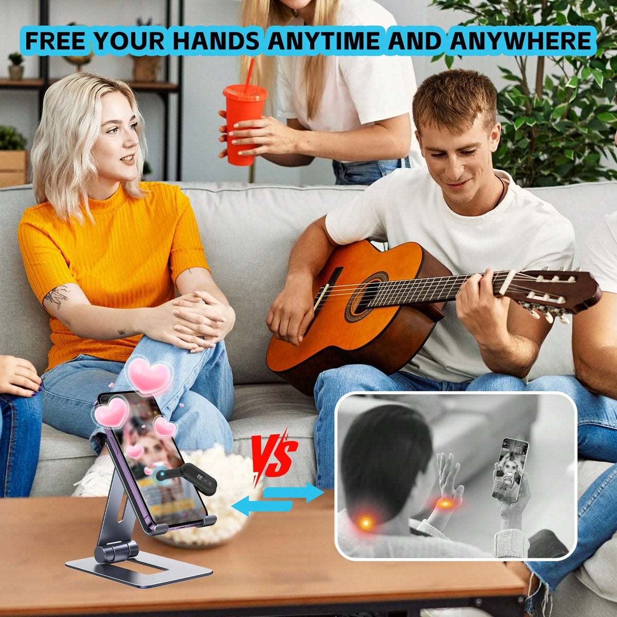 Portable Auto Clicker For Phone Pad Android Built-In Battery With Strong Battery Life Hands-Free Silent Operation Handy, Auto Tapper For Live,Gaming,Likes & Reward Tasks Birthday Gift