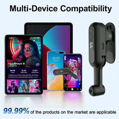 Portable Auto Clicker For Phone Pad Android Built-In Battery With Strong Battery Life Hands-Free Silent Operation Handy, Auto Tapper For Live,Gaming,Likes & Reward Tasks Birthday Gift