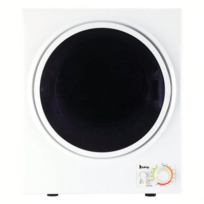 Portable Dryer For Small Loads, 1.6 Cu.Ft Compact Clothes Dryer With Viewing Window, Perfect For Baby Clothes & Apartments| Big Drying In Small Spaces