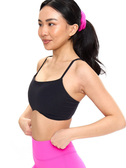 Poshknit Revolution Curve Sports Bra - Onyx Black
