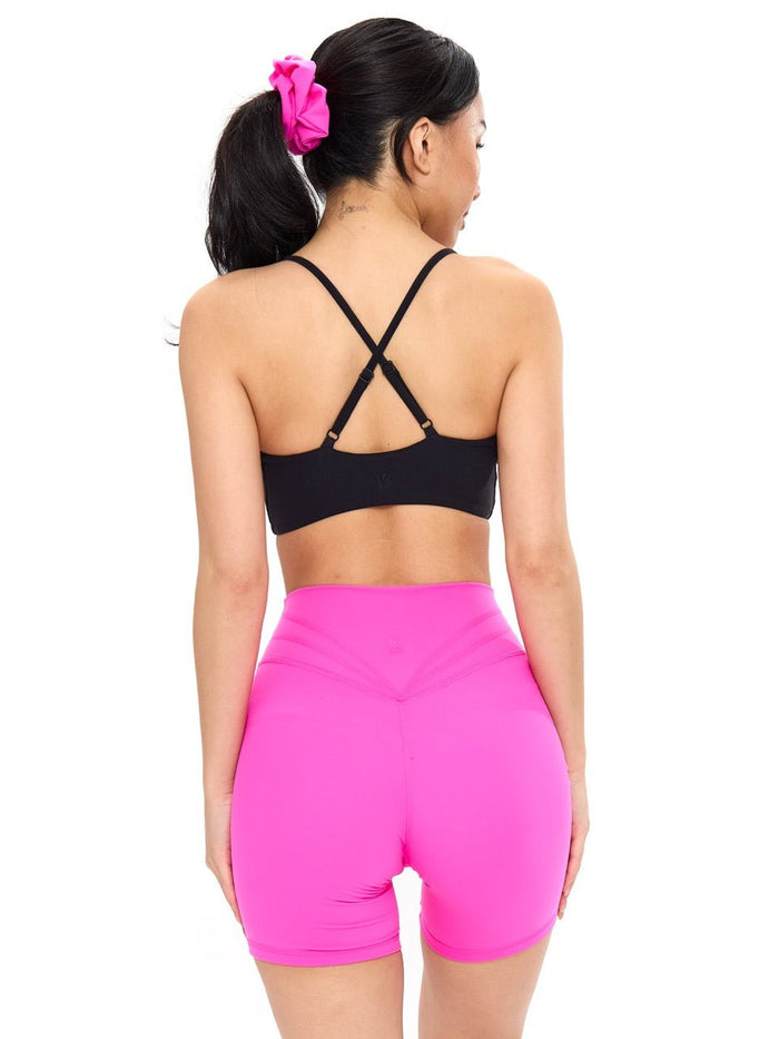 Poshknit Revolution Curve Sports Bra - Onyx Black