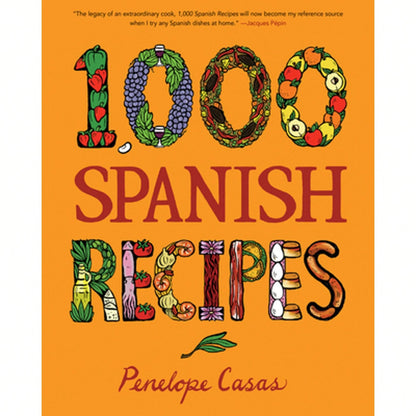 Pre-Owned 1,000 Spanish Recipes (Hardcover) By Penelope Casas