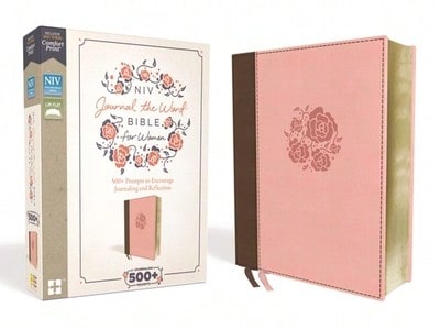 Pre-Owned 3-Minute Devotions For Women KJV Bible [Rose & Copper Florets] (Hardcover) By Compiled By Barbour Staff