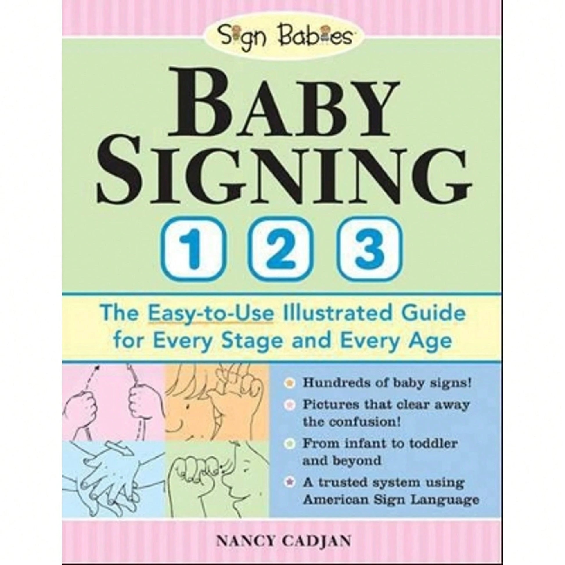 Pre-Owned Baby Signing 1-2-3: The Easy-To-Use Illustrated Guide For Every Stage And Every Age (Paperback) By Nancy Cadjan