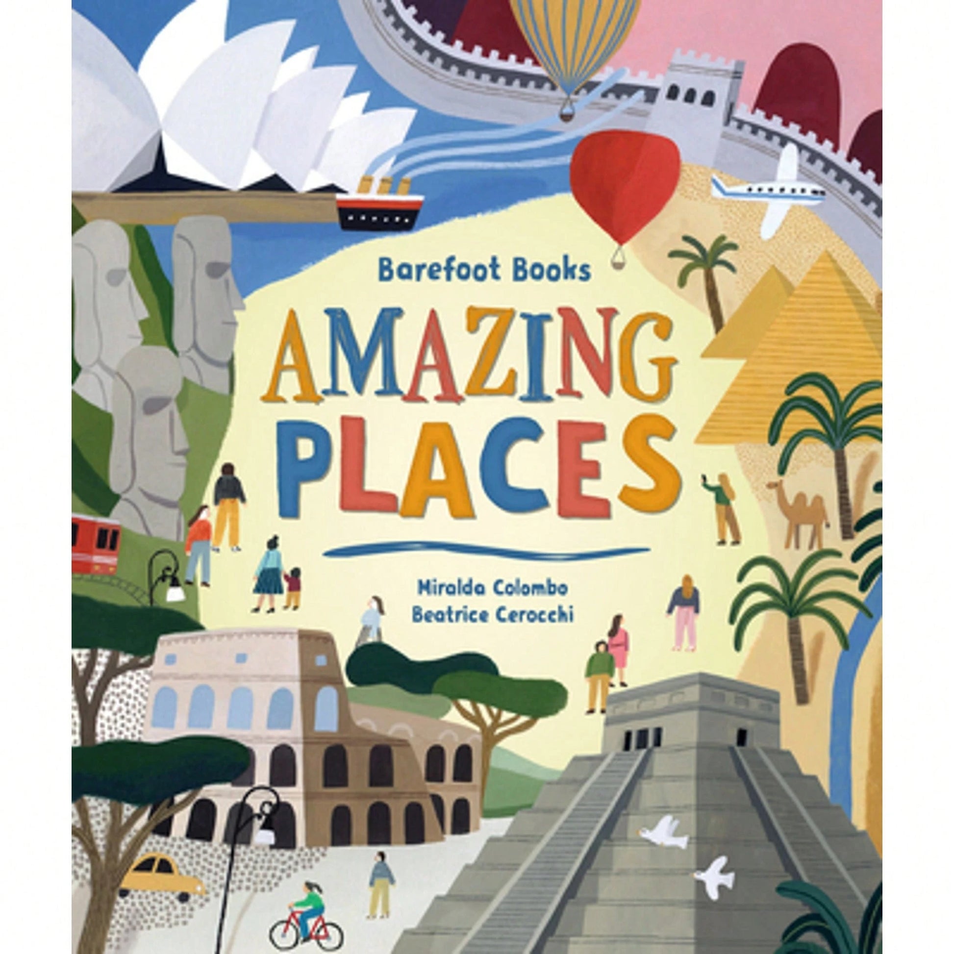 Pre-Owned Barefoot Books Amazing Places (Hardcover) By Miralda Colombo