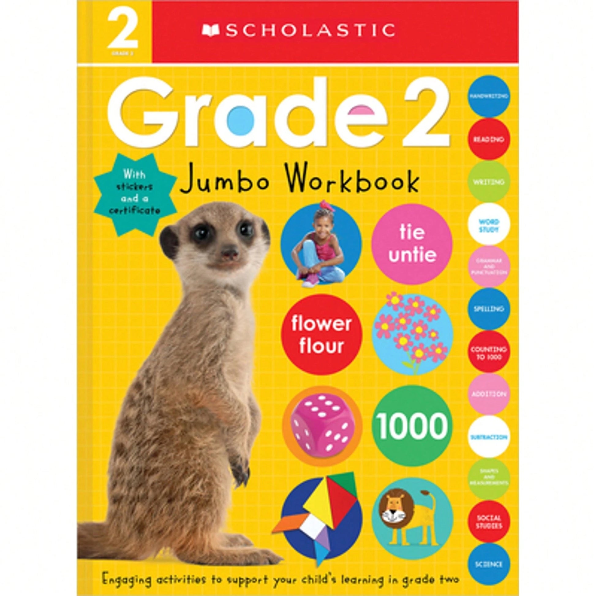 Pre-Owned Second Grade Jumbo Workbook: Scholastic Early Learners (Jumbo Workbook) (Paperback) By Scholastic