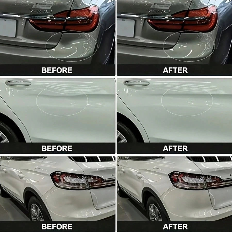 Premium Paintless Dent Repair Kit – Complete DIY Solution For Minor Dents| Includes Puller Tabs, Glue Mats & Bridge Tool| Uncharged & Portable, Dent Remover, Auto Body Kit,For Cars/SUVs-(18pcs)
