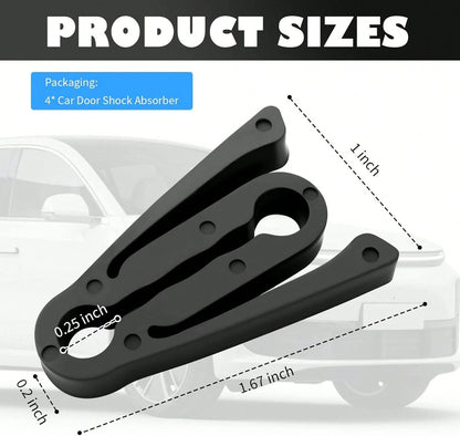 Purthog 4PCS Car Door Shock Absorber,Upgraded Car Door Lock Cover Pad With Force-Dissipating Arm,Universal Cars Doors Lock Protector Pad Reduces Slamming Noise &Amp; Protects Doors Locks