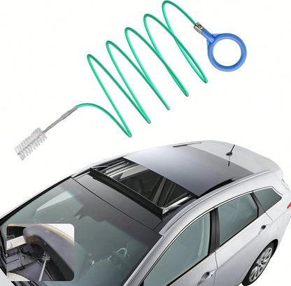 QZTYTY Upgraded Auto Sunroof Drain Cleaning Tool, 78Inch Flexible Tube Cleaning Brush, Slim Drain Dredging Tool Tube Cleaning Brush Perfect For Car