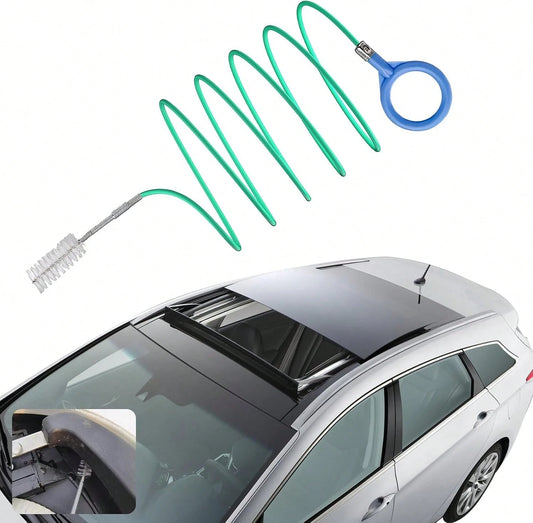 QZTYTY Upgraded Auto Sunroof Drain Cleaning Tool, 78Inch Flexible Tube Cleaning Brush, Slim Drain Dredging Tool Tube Cleaning Brush Perfect For Car