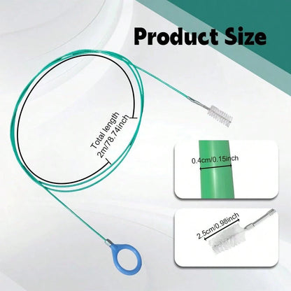 QZTYTY Upgraded Auto Sunroof Drain Cleaning Tool, 78Inch Flexible Tube Cleaning Brush, Slim Drain Dredging Tool Tube Cleaning Brush Perfect For Car