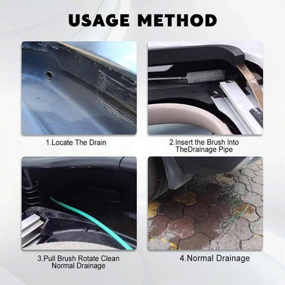 QZTYTY Upgraded Auto Sunroof Drain Cleaning Tool, 78Inch Flexible Tube Cleaning Brush, Slim Drain Dredging Tool Tube Cleaning Brush Perfect For Car