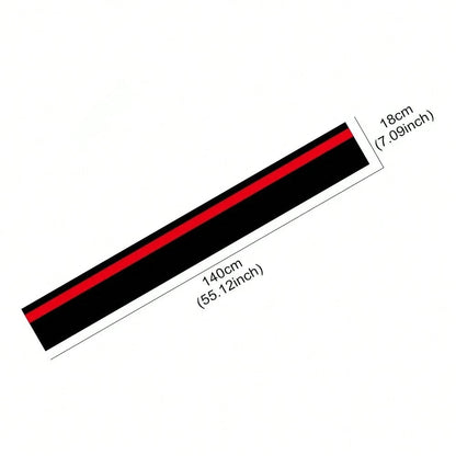 Racing Car Engine Hood Striped Sticker PVC Color Blocking Sticker Waterproof Auto Bonnet Body Decoration Vinyl Decal Accessories