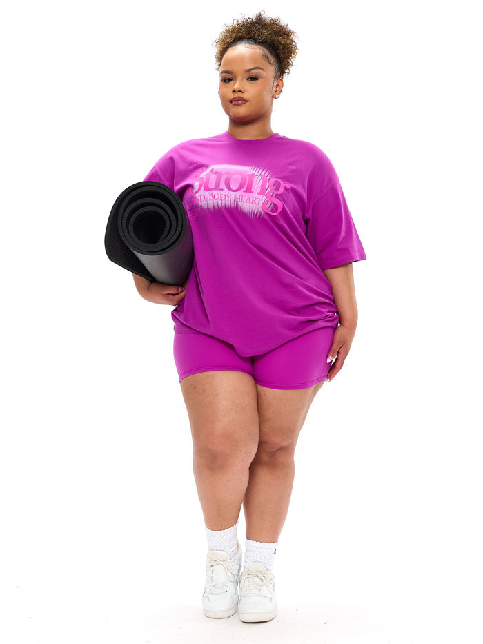 Radiant Short Sleeve Tee - Grape Juice