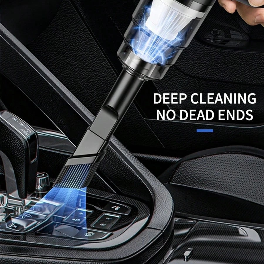 Rechargeable Handheld Vacuum Cleaner, Cordless Dust Catcher Portable Automotive Vacuum Cleaner With Powerful Cleaner Hand Air Duster For Cleaning Cars, Workshops, Computers, Homes, Decoration, Offices
