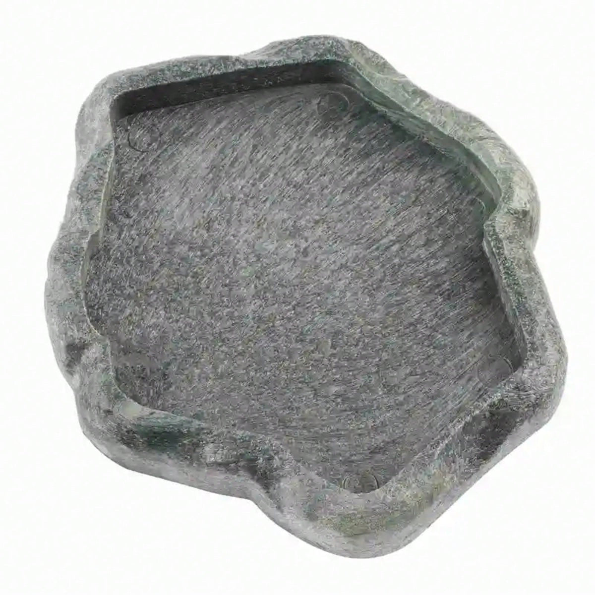 Reptile Feeder ABS Resin Imitation Rock DesignFood And Water Dish Feeder Bowl For Tortoise Lizard