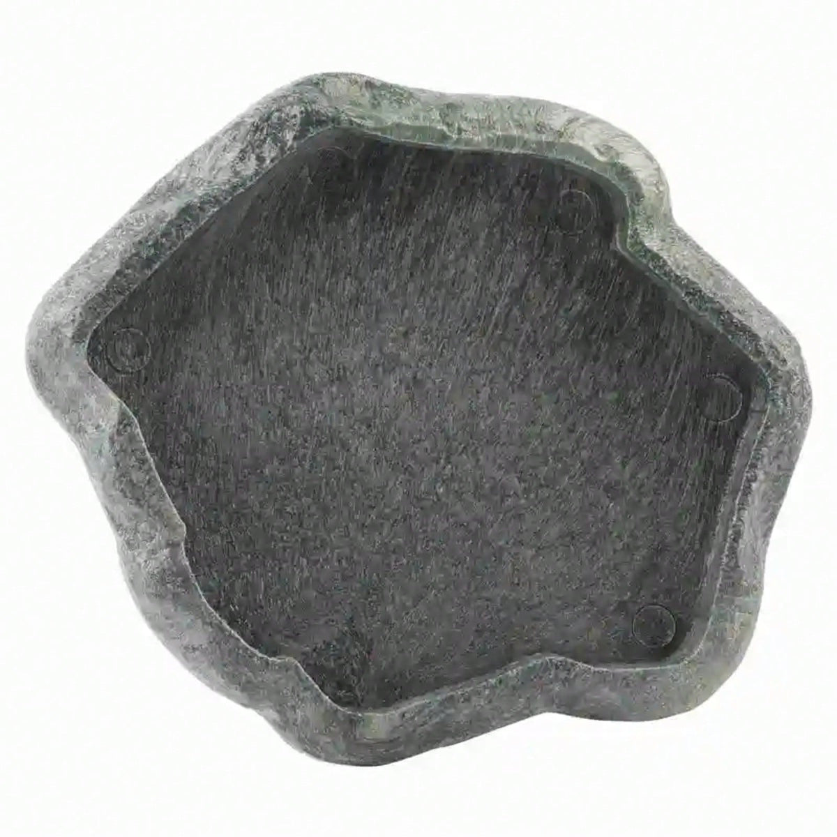 Reptile Feeder ABS Resin Imitation Rock DesignFood And Water Dish Feeder Bowl For Tortoise Lizard