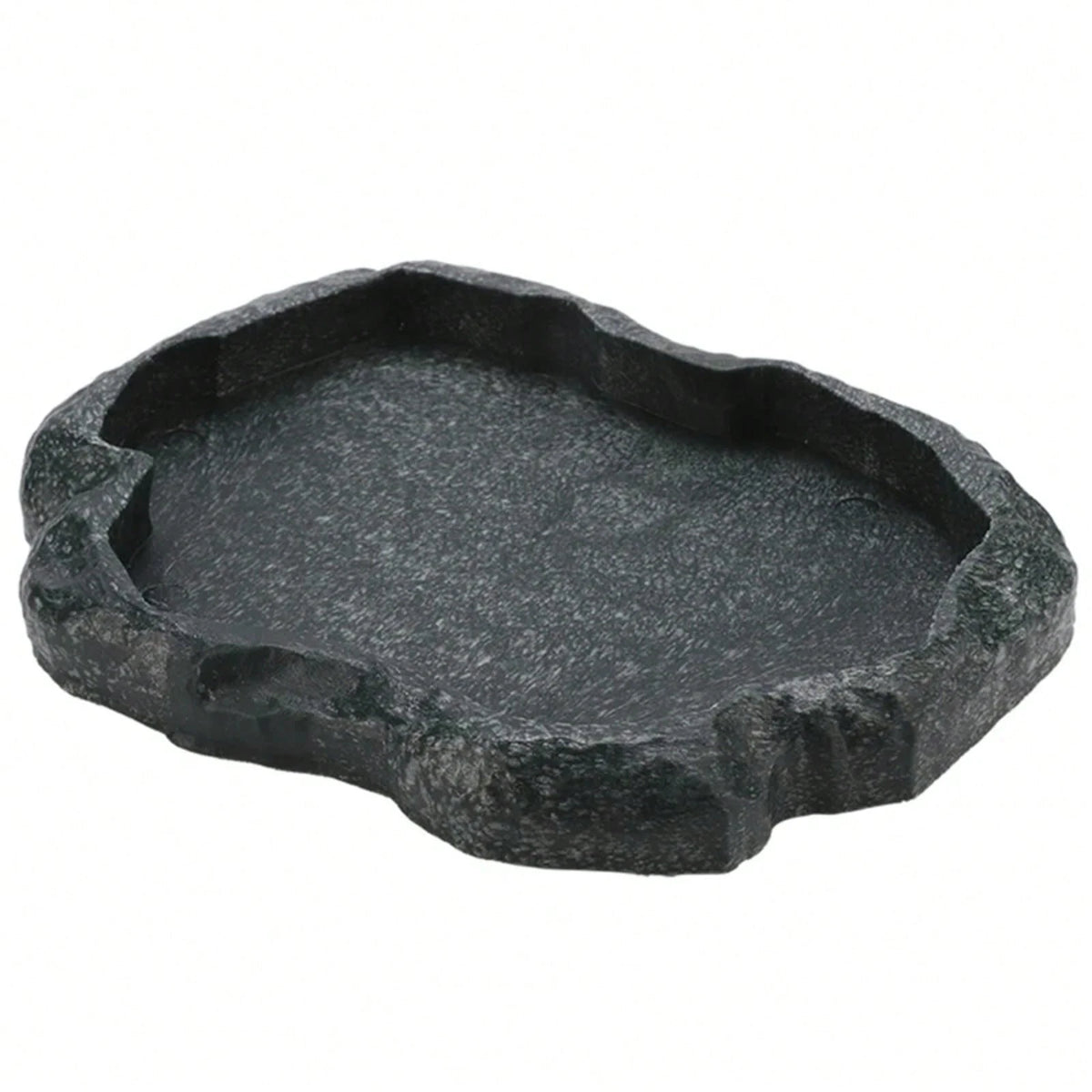 Reptile Feeder ABS Resin Imitation Rock DesignFood And Water Dish Feeder Bowl For Tortoise Lizard