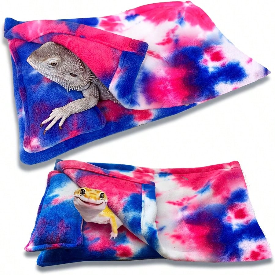 Reptile Sleeping Bag Set, Including Pillow And Blanket, Designed For Bearded Dragons, Suitable For Guinea Pigs, Mice, And Hamsters