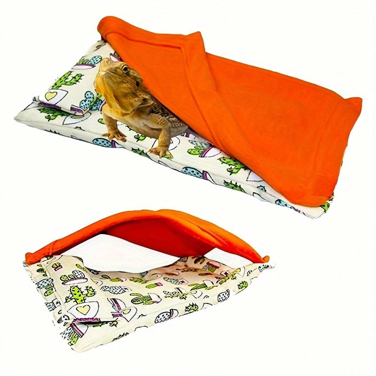 Reptile Sleeping Bag Set, Including Pillow And Blanket, Designed For Bearded Dragons, Suitable For Guinea Pigs, Mice, And Hamsters