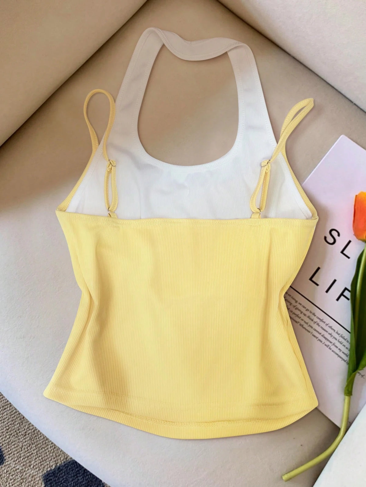Resyla Women's Casual Sleeveless Slim Fit Tank Top, Suitable For Summer Daily Commute