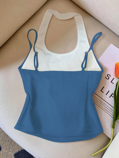 Resyla Women's Casual Sleeveless Slim Fit Tank Top, Suitable For Summer Daily Commute