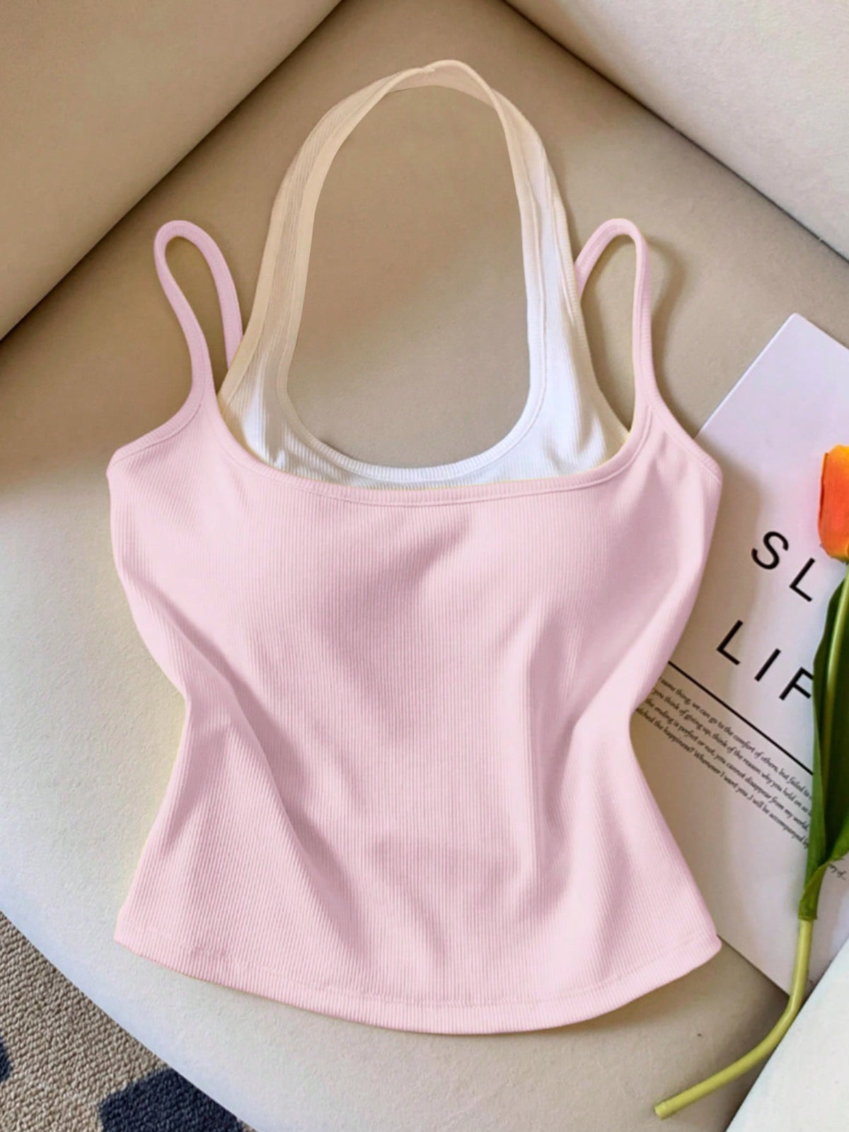 Resyla Women's Casual Sleeveless Slim Fit Tank Top, Suitable For Summer Daily Commute
