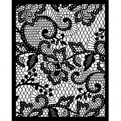 Reusable Floral Stencils For DIY Wall Art, Scrapbooking And Pressed Flowers- Durable PET Plastic, Easy To Use 10 In X 8 In Stencils