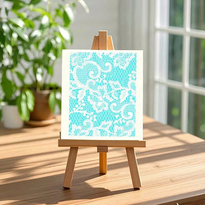 Reusable Floral Stencils For DIY Wall Art, Scrapbooking And Pressed Flowers- Durable PET Plastic, Easy To Use 10 In X 8 In Stencils