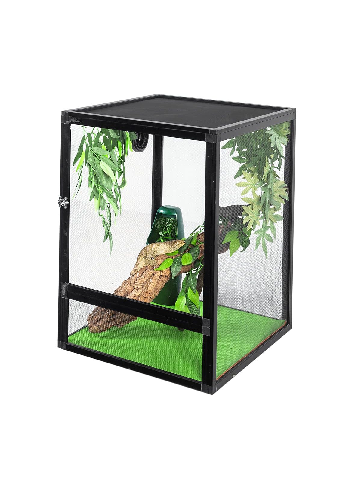 Reversible Reptile Carpet Pack of 2PCS, Terrarium Substrate Bedding Liner (17 in X 35 in) for 10/20/30/40 Gallon Tanks, Both Sides Usable Reptile Floor Mat