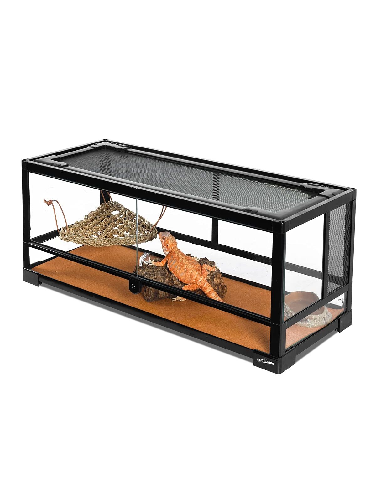 Reversible Reptile Carpet Pack of 2PCS, Terrarium Substrate Bedding Liner (17 in X 35 in) for 10/20/30/40 Gallon Tanks, Both Sides Usable Reptile Floor Mat