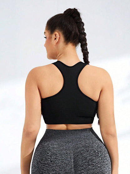 Rhythm Era Plus Size Women's Solid Color Sports Bra