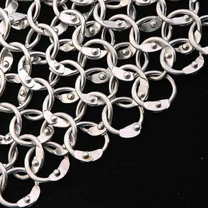 Riveted Aluminum Mail Armor Coif