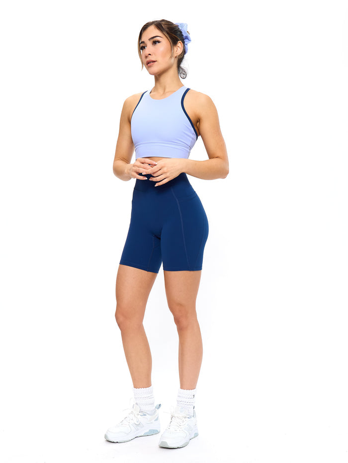 Rosa Pocket Short 7" - Indigo Shadow