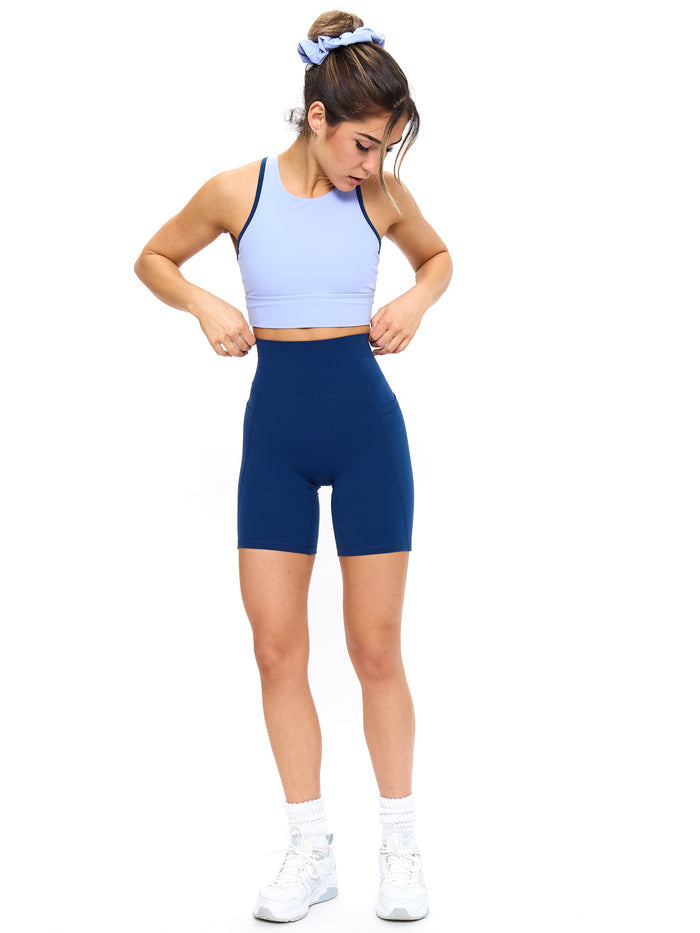 Rosa Pocket Short 7" - Indigo Shadow