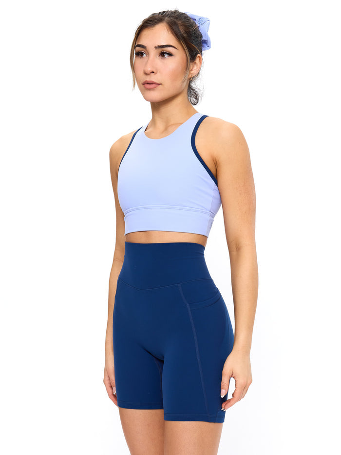 Rosa Pocket Short 7" - Indigo Shadow