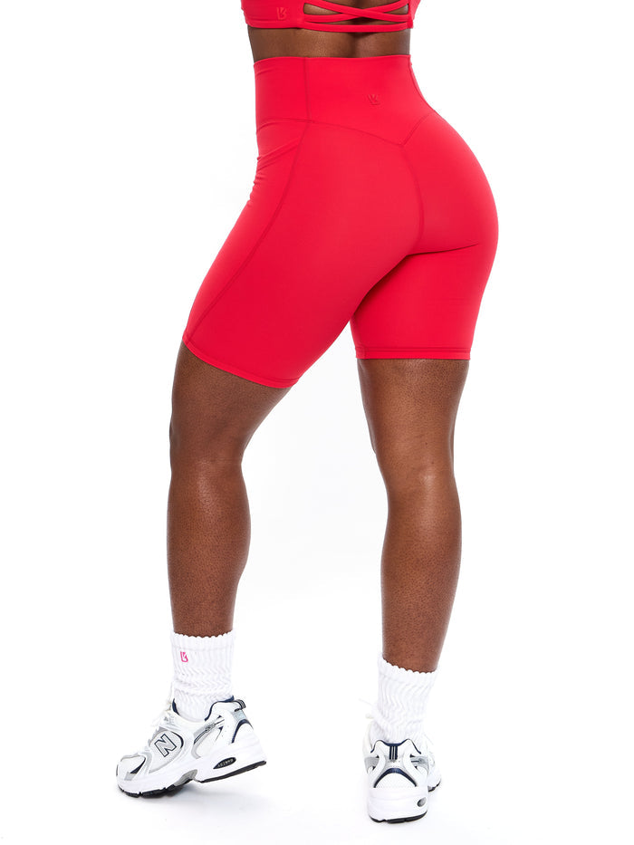 Rosa Pocket Short 7" - Salsa Red
