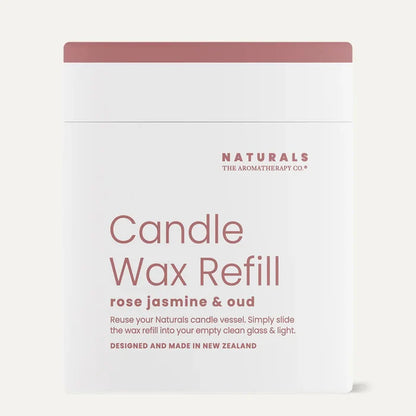 Rose Jasmine & Oud Scented Candle Refill